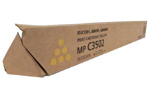 Ricoh 841736 Yellow Original Toner Cartridge Aficio MPC3002 C3502