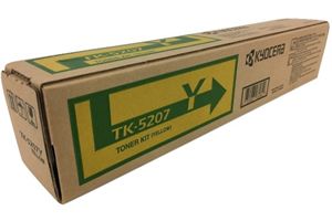 Kyocera Mita TK-5207Y Yellow Original Toner Cartridge for 356ci