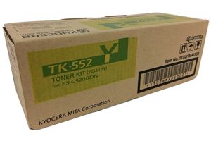 Kyocera Mita TK-552Y Yellow Original Toner Cartridge