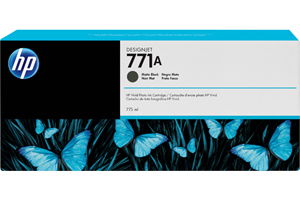 HP B6Y15A (#771) Matte Black Original 775ml Ink Cartridge