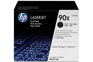 HP CE390XD High Yield 90X Twin Pack Original Toner Cartridge