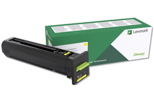 Lexmark 72K1XY0 22K Yield Yellow Original Toner Cartridge for CS820