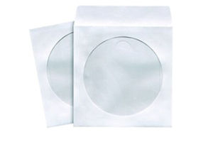 Maxell 190133 White CD/DVD Sleeves 100PK