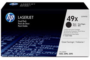 HP Q5949XD 49X 2-Pack Black Original Toner Cartridge Laserjet 1320N