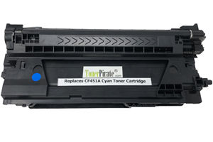 HP CF451A 655A Cyan Compatible Toner Cartridge for M652n M653dn M681