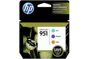 HP 951 CR314FN 3-Pack C/M/Y Original Ink Cartridges for 276DW