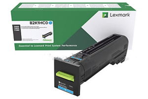 Lexmark 82K1HC0 17K Cyan Original Toner Cartridge for CX820DE