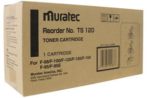 Muratec TS120 Black Original Toner Cartridge for F-95 F-98 F-100