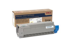 Okidata 46507501 Original Yellow Toner Cartridge - C612N C612DN