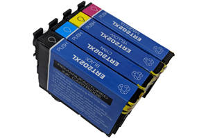Epson T202XL Black & 3-Color Compatible Ink Cartridge Set for WF-2860