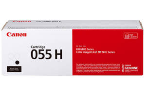 Canon 055H Black Original Toner Cartridge for LBP664Cdw MF741Cdw