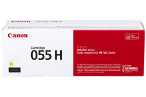 Canon 055H Yellow Original Toner Cartridge for LBP664Cdw MF741Cdw