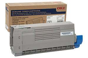 Okidata 46507604 Black Original Toner Cartridge for C712dn C712n