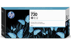 HP 730 P2V72A Grey Original Ink Cartridge for DesignJet T1600 T1700