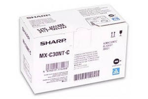 Sharp MX-C30NTC Cyan Original Toner Cartridge for MX-C250 MX-C300P