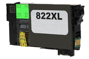 Epson T822XL120 822XL High Yield Black Compatible Ink Cartridge