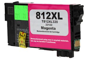 Epson T812XL320 812XL High Yield Magenta Compatible Ink Cartridge
