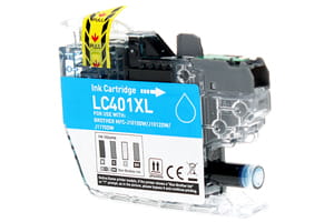 Brother LC401XL Cyan Compatible Ink Cartridge for MFC-J1010DW J1170DW