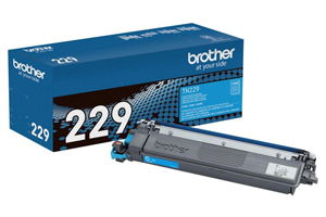 Brother TN229C Cyan Standard Yield Original Toner Cartridge