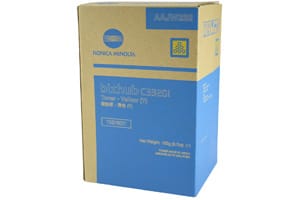 Konica Minolta AAJW232 TNP80Y Yellow Original Toner for C3320I