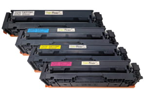 HP 206A Compatible Black & Color Toner Cartridge Set for M255 w/Chip