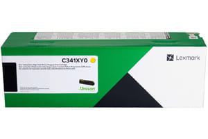 Lexmark C341XY0 Yellow 4.5K Yield Original Toner Cartridge for MC3426