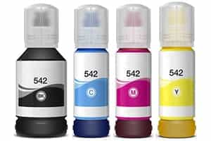 Epson T542 Black & Color Compatible Ink Bottle - ET-5850 ET-5880