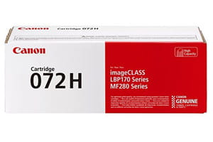 Canon 5648C001 072H High Yield Original Toner Cartridge for MF280 