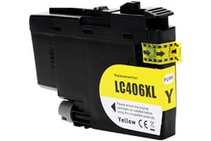 Brother LC406XL Compatible Yellow High Yield Ink Cartridge MFC-J4335