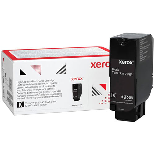 Xerox 006R04636 Black High Yield Original Toner Cartridge for C625