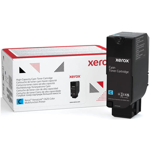 Xerox 006R04637 Cyan High Yield Original Toner Cartridge for C625
