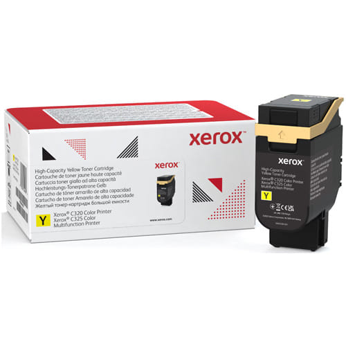 Xerox 006R04830 Yellow Original High Yield Toner Cartridge C320 C325