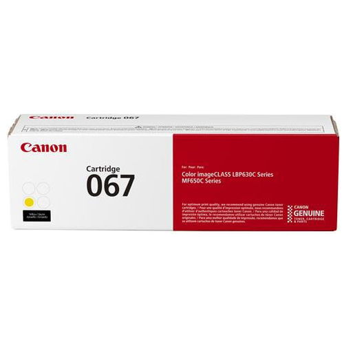 Canon 5099C001 067 Yellow Original Toner Cartridge for LBP630 MF650