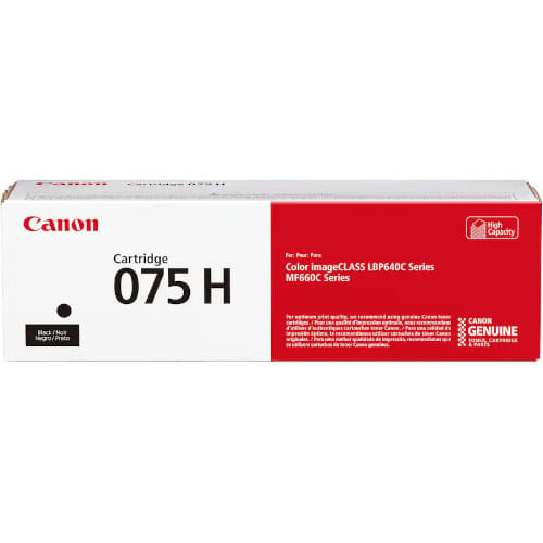 Canon 6369C001 075H Black Original Toner Cartridge LBP646 MF665CDW