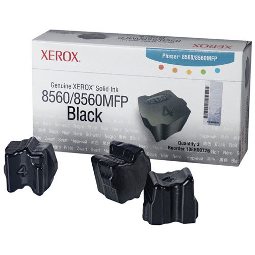 Xerox 108R00727 Black Original Solid Ink (6PK) for Phaser 8560N