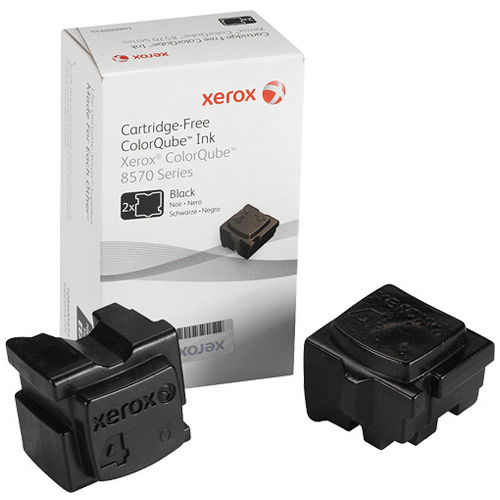 Xerox 108R00929 [OEM] Black Solid Ink (2 Sticks) ColorQube 8570 8580