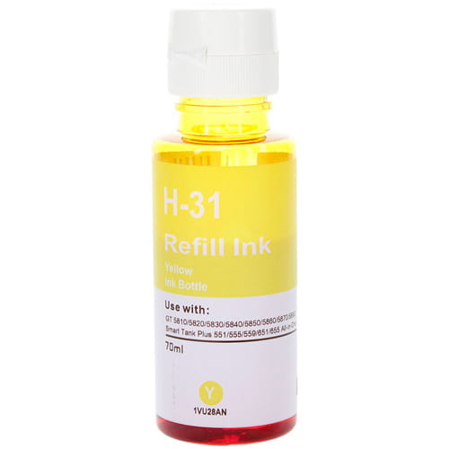 HP 1VU28AN (#31) Yellow Compatible Ink bottle