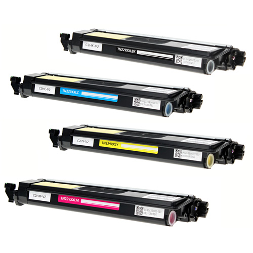 Brother TN229XXL Black & Color Compatible Toner Cartridge Set