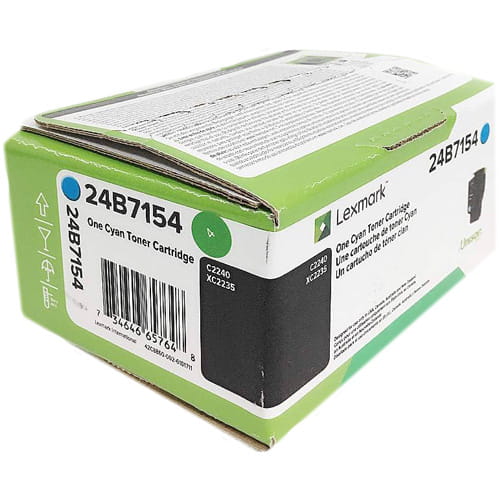 Lexmark 24B7154 Cyan Original Toner Cartridge for C2240 xc2235