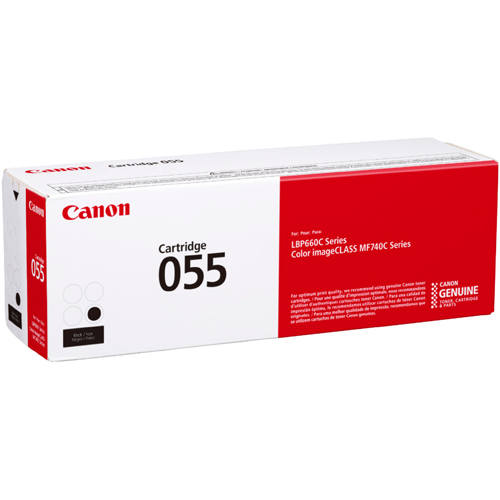 Canon 055 Black Original Toner Cartridge for LBP664Cdw MF741Cdw