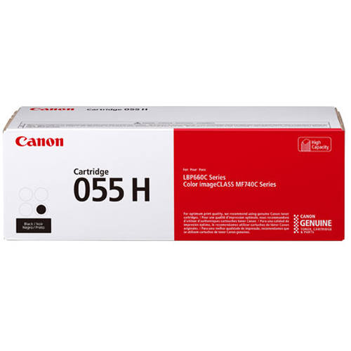 Canon 055H Black Original Toner Cartridge for LBP664Cdw MF741Cdw