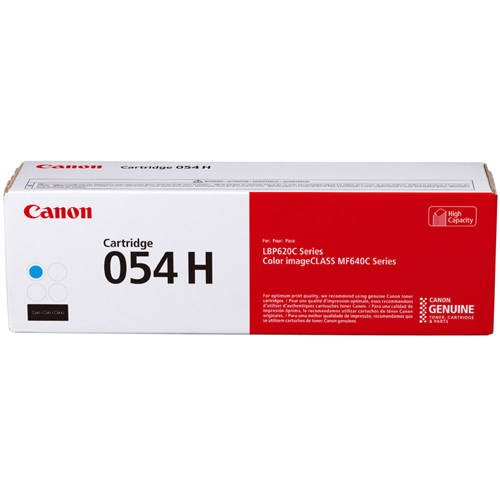 Canon 054H Cyan High Yield Original Toner Cartridge for MF641Cw