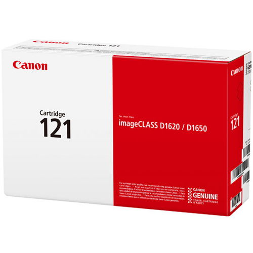 Canon 3252C001 121 Original Black Toner Cartridge for D1650 D1620