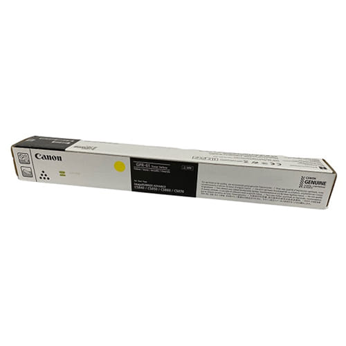 Canon 3766C003 GPR-61 Original Yellow Toner Cartridge - C5840i C5870i