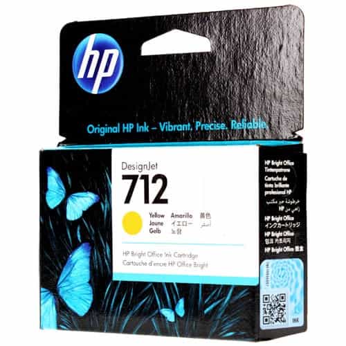 HP 3ED69A (#712) Original Yellow Ink Cartridge for T210 T230