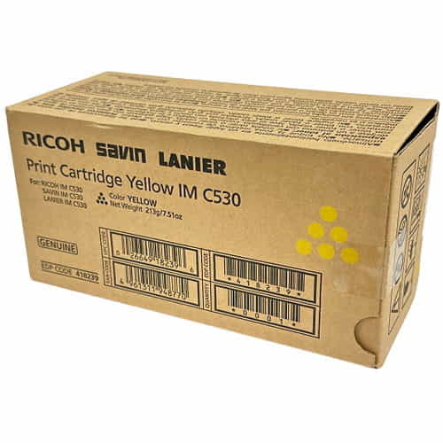 Ricoh 418239 Yellow Original Toner Cartridge for IMC530FB