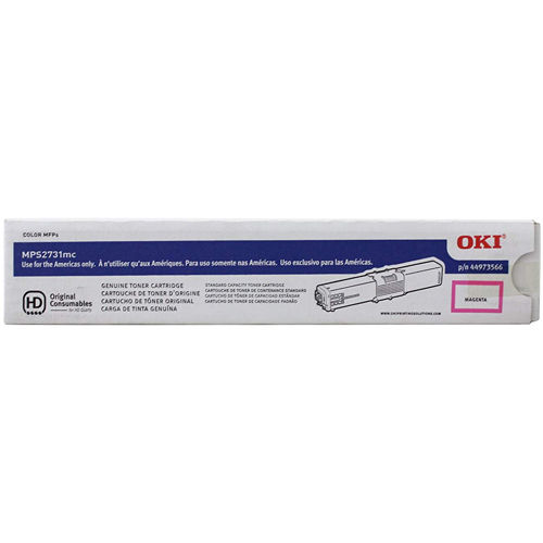 Okidata 44973566 Magenta Original Toner Cartridge for MPS2731mc