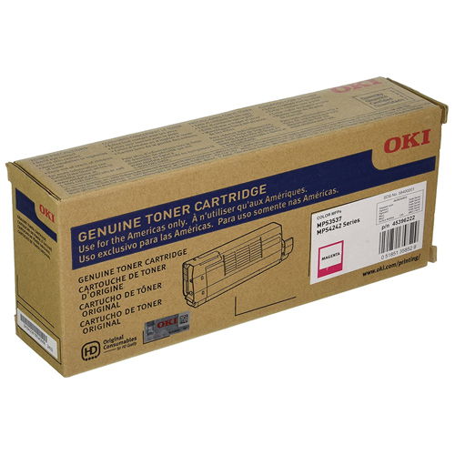 Okidata 45396222 [OEM] Magenta Genuine Toner Cartridge for MPS3537MC 