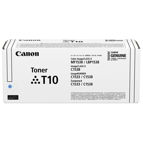 Canon 4565C001 T10 Cyan Original Toner Cartridge - LBP1538C MF1538C