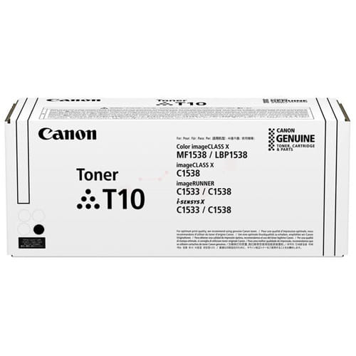 Canon 4566C001 T10 Black Original Toner Cartridge - LBP1538C MF1538C